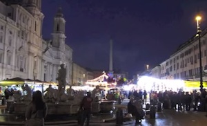 piazza navona mercatini di natale a roma