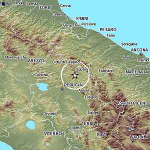 Terremoto Umbria Gubbio