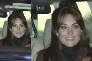 kate middleton con la frangetta nuovo taglio di capelli duchessa di Cambridge