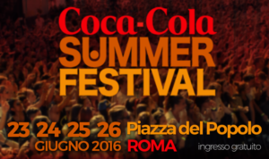 gli ospiti e cantanti del coca cola summer festival 2016