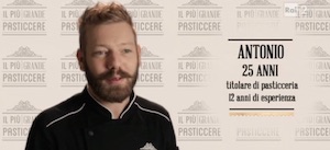 Antonio Daloiso vincitore del il più grande pasticcere italia 2014