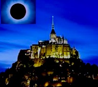 eclissi solare 2015 alta marea del secolo a mont sant michel francia recod