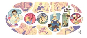 giornata internazionale della donna il doodle con la ustronauta samantha cristoforetti