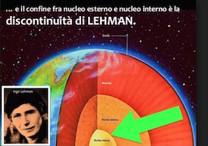 discontinuità di lehman nucleo esterno nucleo interno terremoti sismologia geofisica