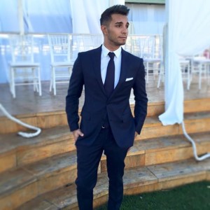 marco carta elegante abito al matrimonio di susy fuccillo