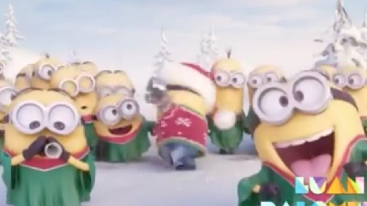 Minions Natale.Auguri Di Natale Divertenti Ed Animati Arriva Il Video Minions Notizieweblive It