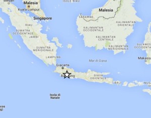 terremoto in indonesia in tempo reale oggi
