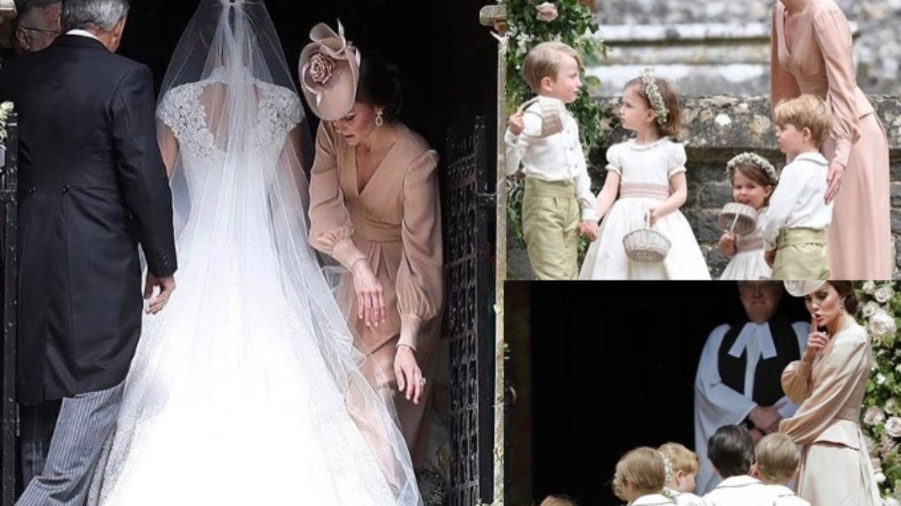 Catherine Middleton Sistema Il Vestito Di Pippa Middleton Alle Nozze Con James Matthews Notizieweblive It